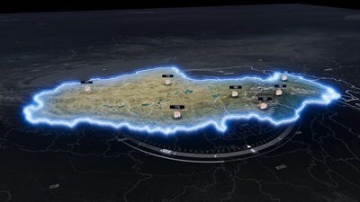 西藏3D地图
