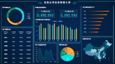 金融公司业务数据大屏